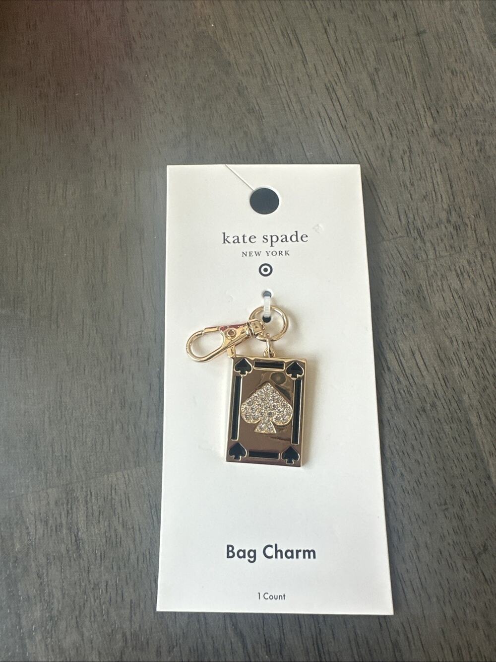 Playing Card Bag Charm Keychain - kate spade new york x Target IN HAND